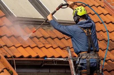 Démoussage et hydrofuge de toiture à Bax